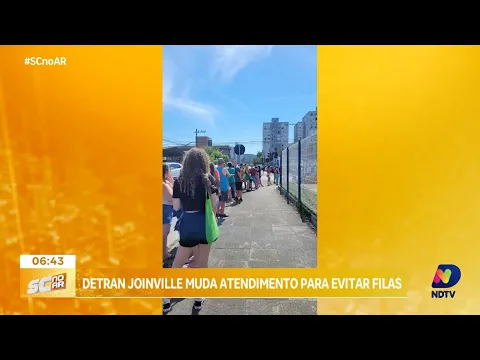 Detran Joinville anuncia mudanças no atendimento para evitar filas; agendamento será retomado