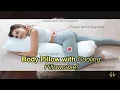 Everlasting Comfort Body Pillow Cooling Pillowcase Green Tea Memory Foam 20 x 54 in REVIEW