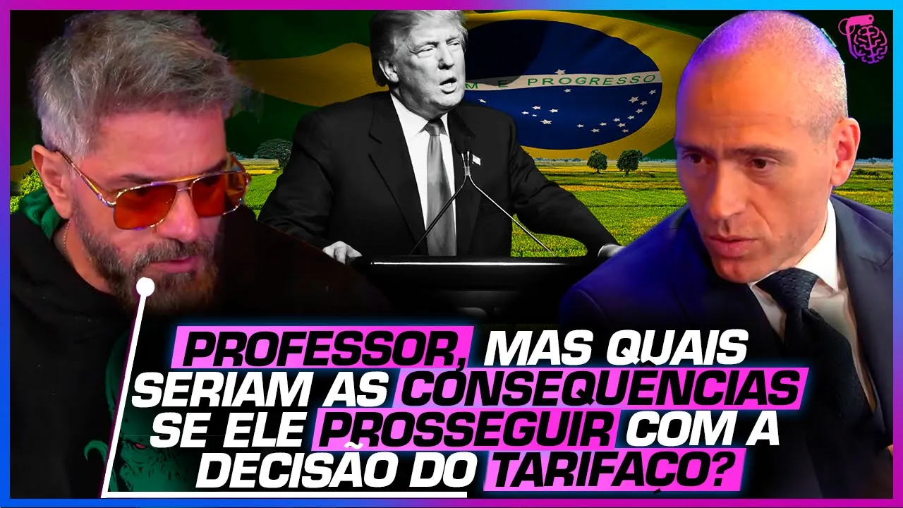 QUAL o IMPACTO do TARIFAÇO no BRASIL? PODEREMOS NEGOCIAR? - PROFESSOR. HOC