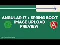 Angular 17 Image Upload with Spring Boot and H2 Database