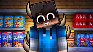 Zůstal jsem přes NOC v OPUŠTĚNÉM OBCHODĚ...(Minecraft)