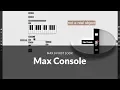 Max 8 First Look Max Console