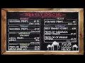 Chalkboard Menu