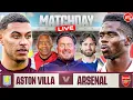 Aston Villa vs Arsenal | Match Day LIVE | Premier League League