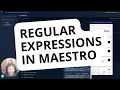 Advanced Maestro Studio Selectors Using regex for smarter tests