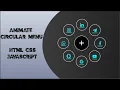 Animated Circular Social Share Menu Using Html CSS JavaScript