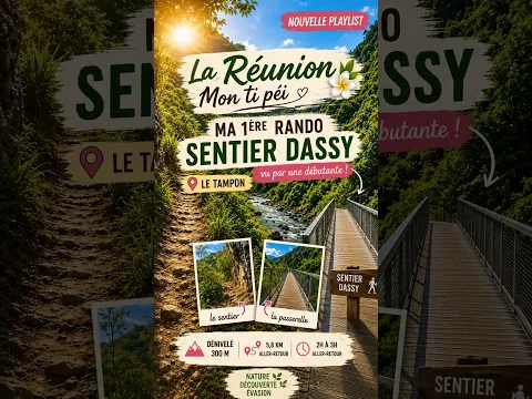 ⚠️ Je pensais ne jamais y arriver... Ma première randonnée au Sentier Dassy (La Réunion) ! 🌿🥾🌋🌴