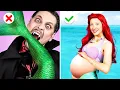 Download Lagu Mermaid Mom vs Vampire Dad! Genius Parenting Hacks \u0026 Gadgets