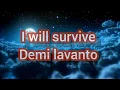 Download Lagu Demi lavanto - I will survive (Lirik \u0026 terjemahan)