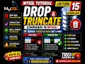 MySQL DROP TRUNCATE Commands Delete Table Data Explained CS403 Lecture 15 VU