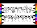 Incredibox Sprunki Coloring Pages New How to Color ALL SPRUNKI Phase 6 NCS Music