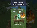 How To Make A Lightning Rod In Minecraft