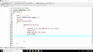 C program to print a hollow rectangle