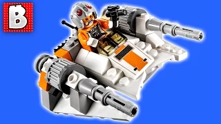 Lego Star Wars Snowspeeder Microfighter Set 75074 | Unbox Build Time Lapse Review