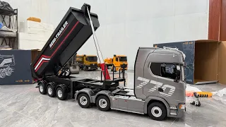 Unboxing Scania RC Truck 770S -Huina 1501🚛