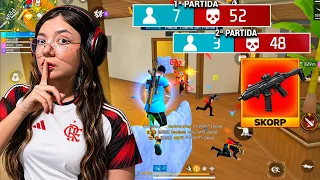DEUSA FEZ 52 KILLS NA RANKED DO FREE FIRE E 48 NA SEGUNDA PARTIDA, AMASSOU GERAL!