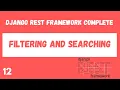 Filtering Searching and Ordering Django Rest Framework complete tutorial