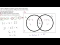 Problem Solving with Venn diagrams