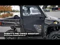 Babbitt s Pre-Owned 2018 Polaris Ranger 900 EPS LE