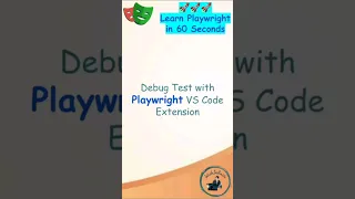 Playwright With TypeScript Debug Test with Playwright VS Code Extension