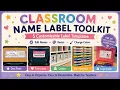 5 Classroom Name Tag Ideas to Keep Your First Day Organized