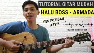 Download ARMADA - HALU BOSS | CHORD ASLI  (Tutorial Genjrengan Mudah di Pahami Pemula) MP3