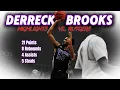 Derreck Brooks Scores 21 Points vs Rutgers University