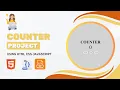 Simple Counter App Using JavaScript JavaScript Project