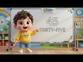 Lear Number 41-50 kids learning