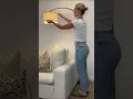Arc Floor Lamp with Unique Hanging Drum Shade for Living Room Review