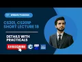 CS201 Short Lecture 18 Complete Exam Preparation 2026 Introduction to Programming VU CS201