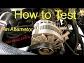How to Test an Alternator fast and simple