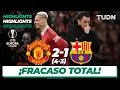 HIGHLIGHTS Man United 2 4 - 3 1 Barcelona UEFA Europa League TUDN