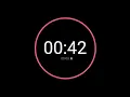 42 Second Countdown Timer iPhone Timer Style
