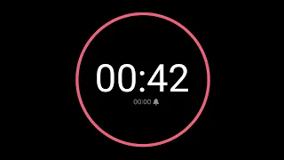 42 Second Countdown Timer iPhone Timer Style