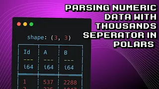 Efficient Parsing of Thousands Separator in polars for Data Analysis