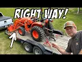 Do You REALLY Know How To Chain A Tractor To A Trailer