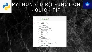 Python dir function Quick Tip