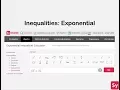 Inequalities Exponential