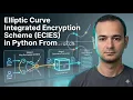 Elliptic Curve Integrated Encryption Scheme ECIES in Python From Scratch