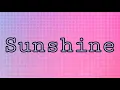Lagu Liam Payne - Sunshine