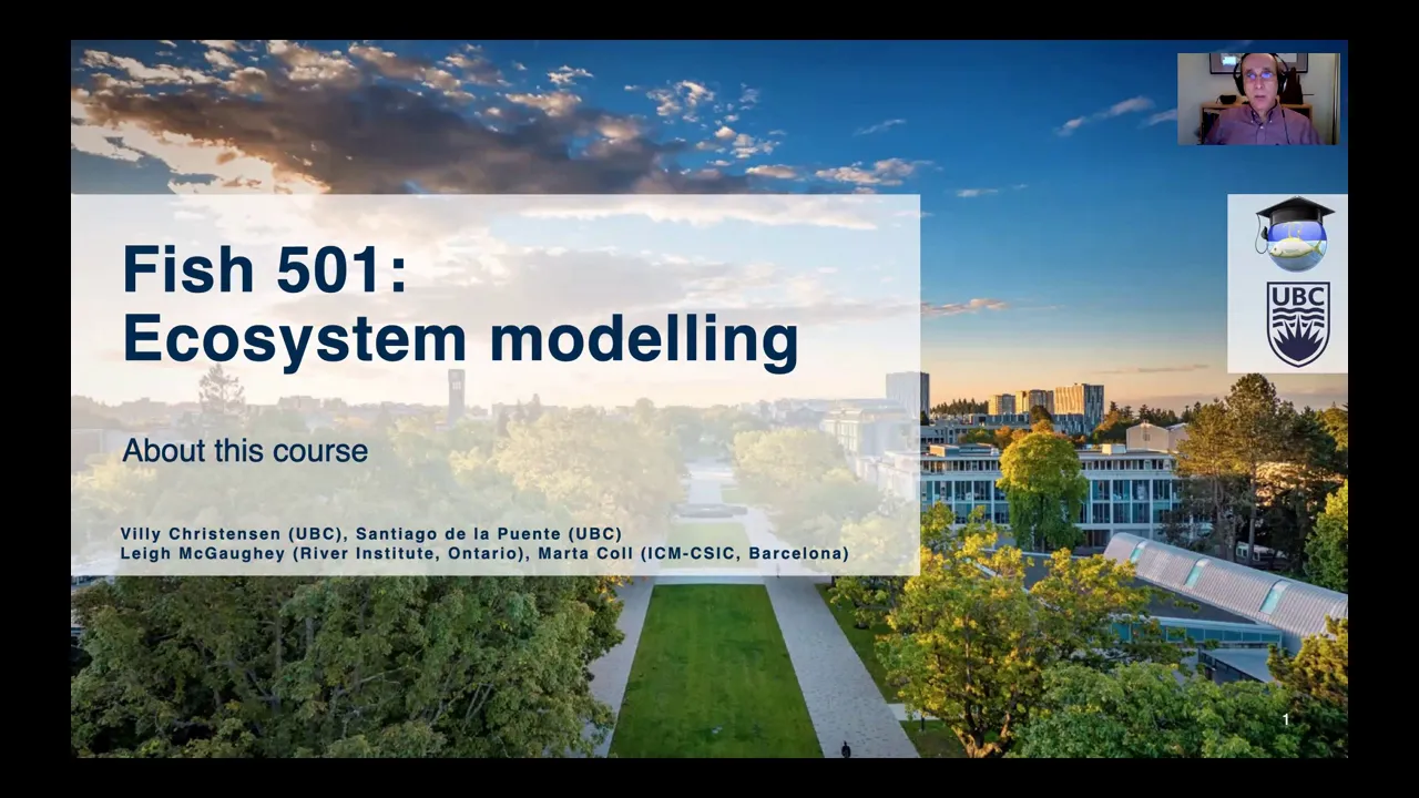 Fish 501 - #01 Introduction to ecosystem modelling with EwE