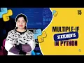 Use of Multiple-If Statement in Python Programming Crack IT with Anu - Tutorial