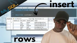 How To Insert Rows into a Table in Mysql Workbench