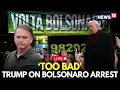 LIVE: Donald Trump Says He Was Unaware of Jair Bolsonaro’s Arrest During White House Questioning