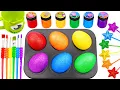 Download Lagu Satisfying Video l How to make Rainbow Lollipop Candy and 6 Glitter Eggs into Playdoh Cutting ASMR