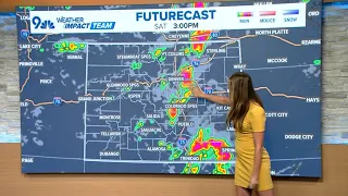 Latest forecast afternoon and evening showers expected