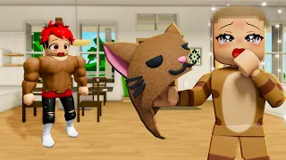 El GORRO de MANDARINA se ROMPIO en BROOKHAVEN ROBLOX !