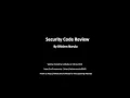Secure Code review by Bhishm Narula nullDubai 18 July 2020