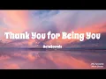 OctaSounds - Thank You for Being You (Lyrics)